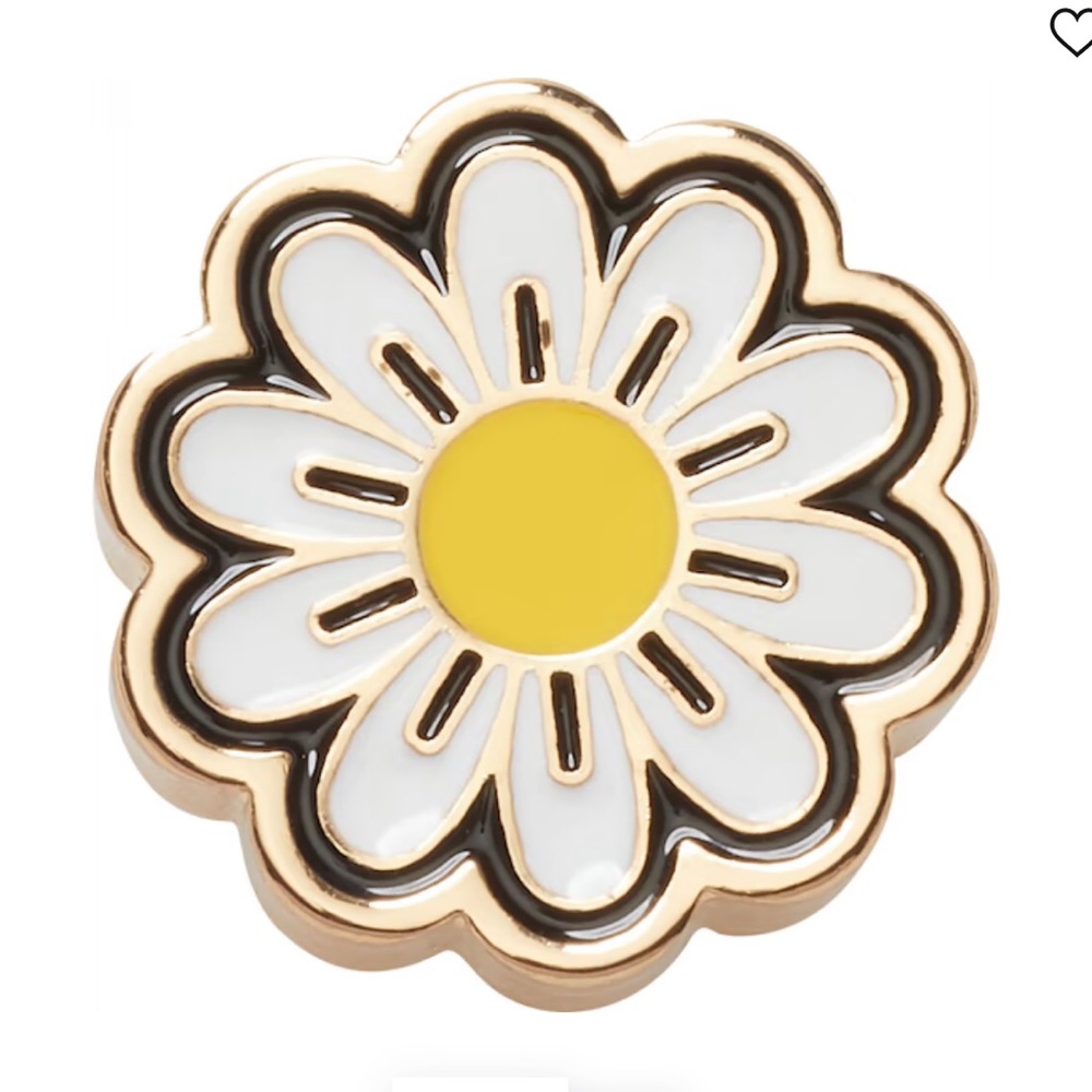 Elevated daisy Jibbitz charm